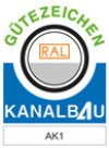 Gütezeichen RAL Kanalbau AK2