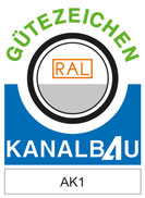 Verleihung des Gütezeichens Kanalbau AK1